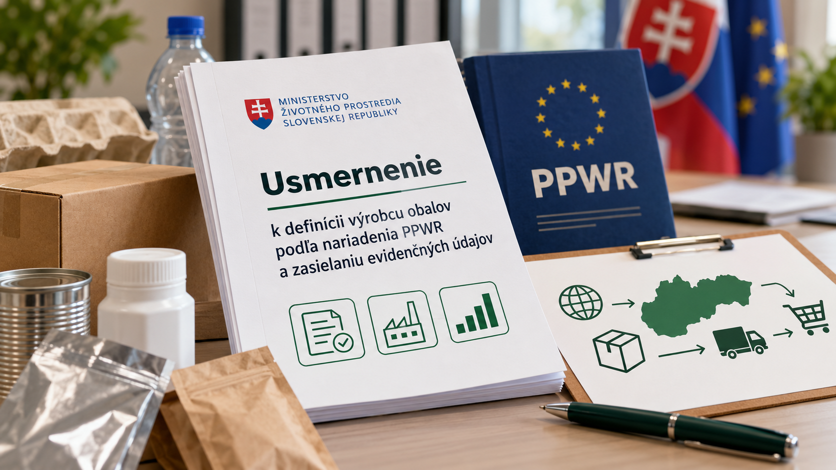 MŽP SR vydalo usmernenie k definícii výrobcu obalov podľa nariadenia PPWR a zasielaniu evidenčných údajov