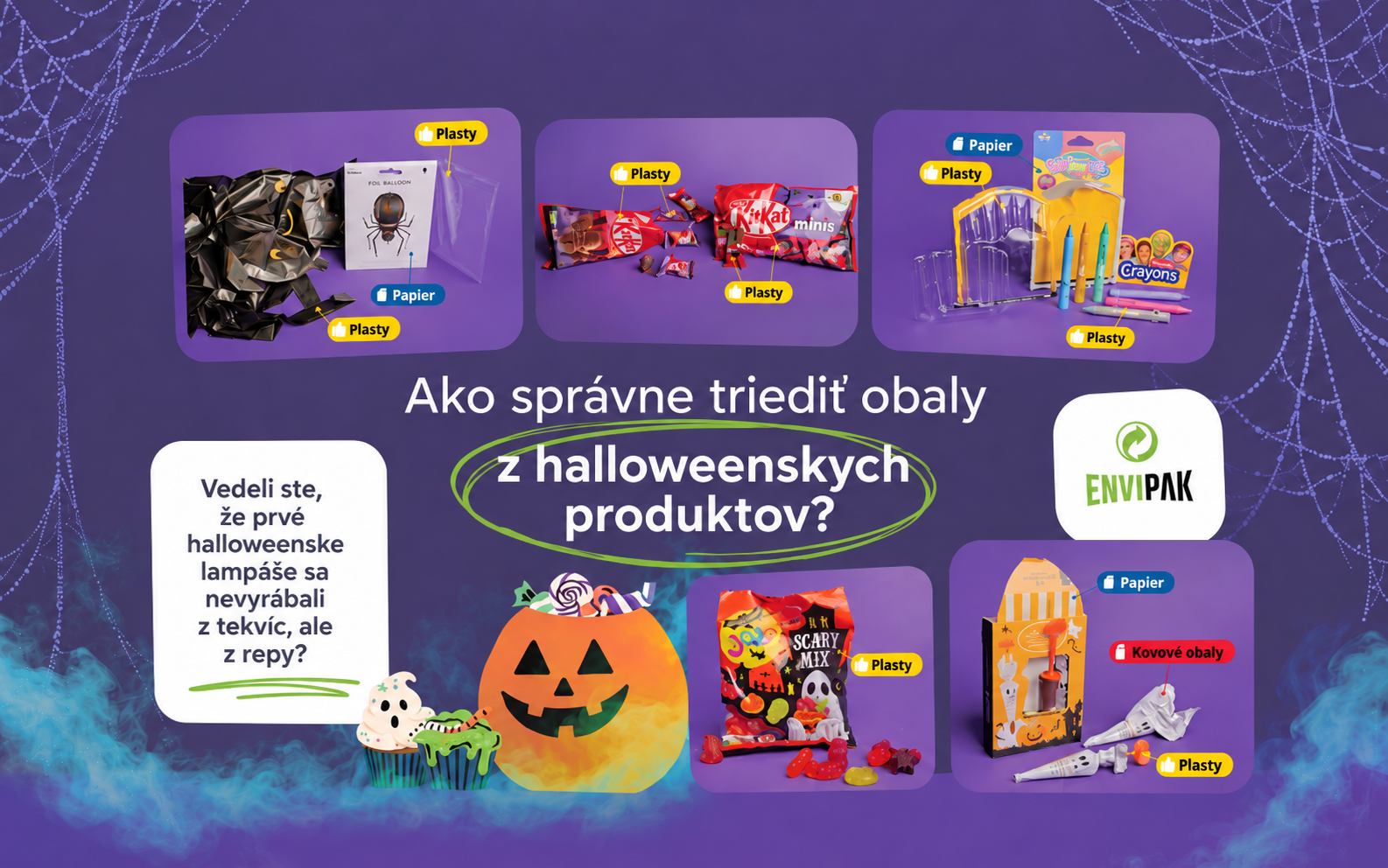 Halloween bez zbytočného odpadu? Aj strašidelná zábava môže byť zelenšia