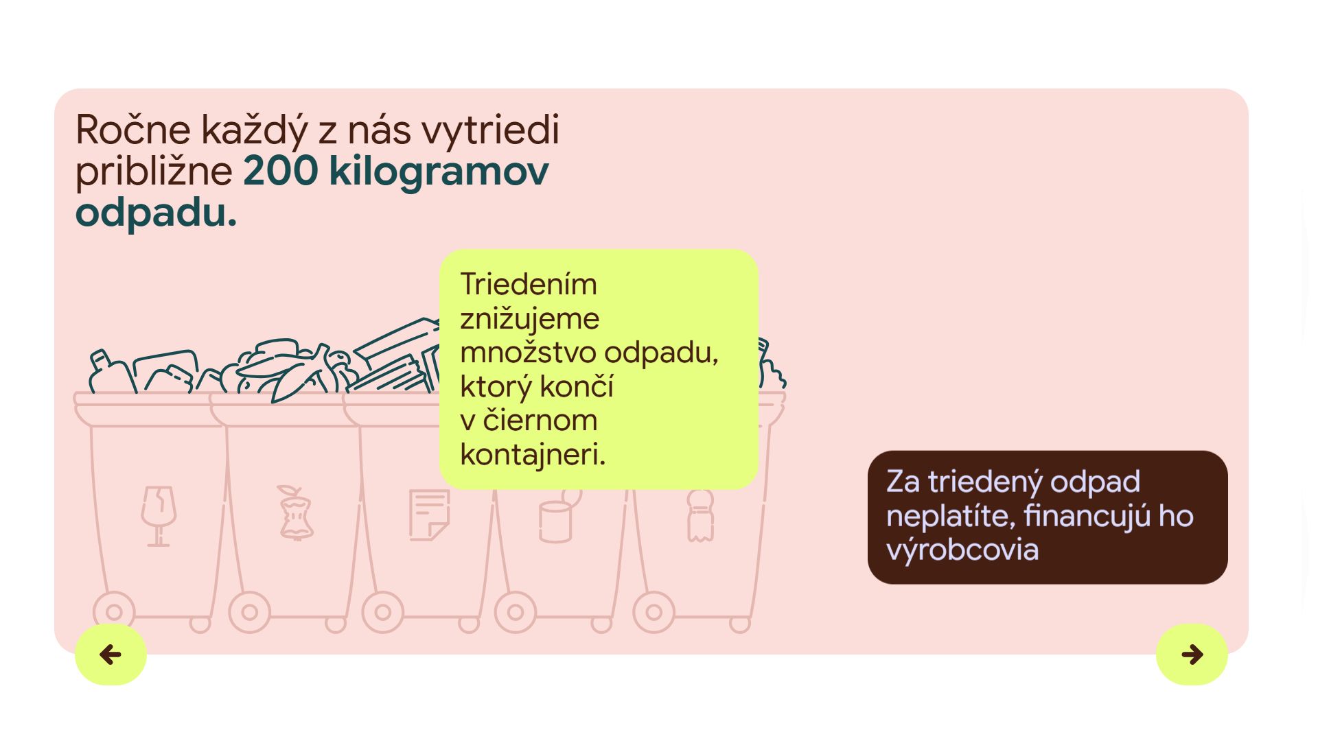 Triedený zber odpadov na Slovensku dlhodobo rastie: vyzbieraného odpadu z obalov a neobalových výrobkov je o tretinu viac ako v roku 2017