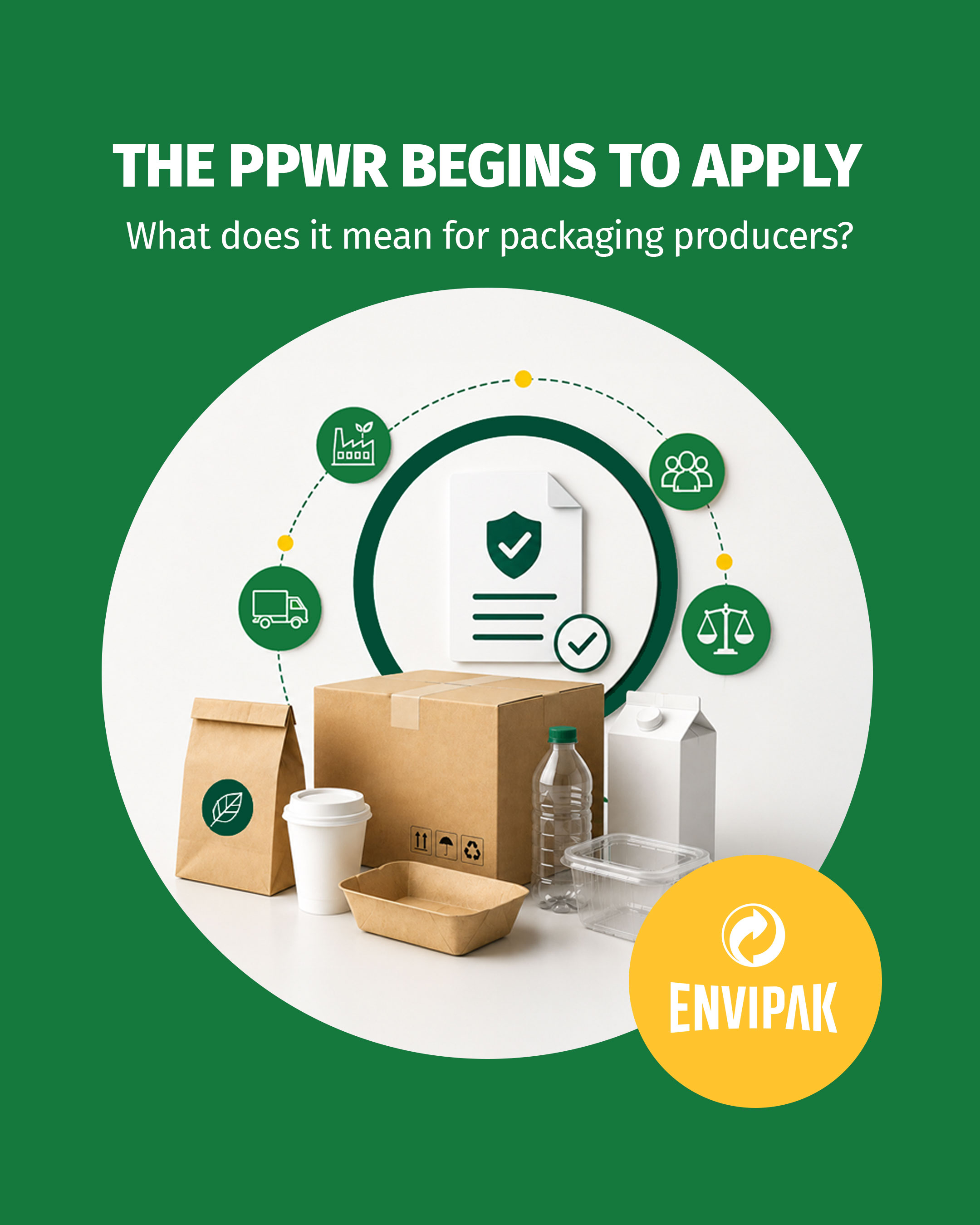 The PPWR applies from tomorrow. The Ministry has issued guidance on how to implement it