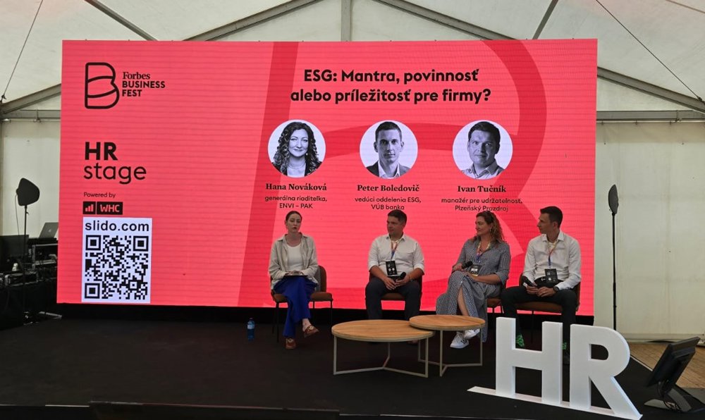 ENVI - PAK diskutoval o ESG na prvom biznisovom festivale na Slovensku