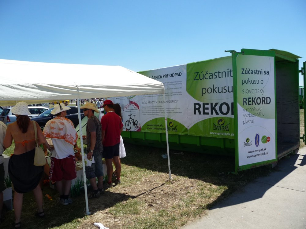 ENVI - PAK, SITA Slovensko, Agentúra Pohoda – za triedenie odpadu odmenení oficiálnym slovenským rekordom