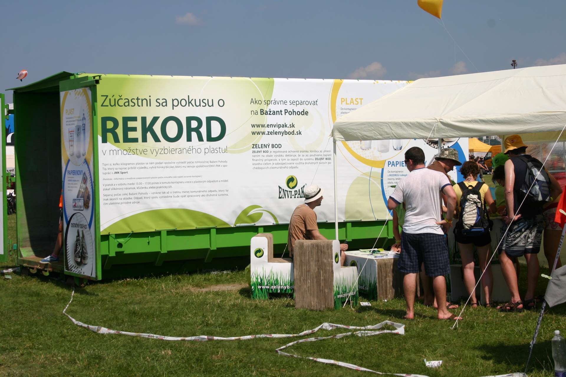 ENVI - PAK bude na Pohode motivovať návštevníkov k zodpovednému triedeniu odpad