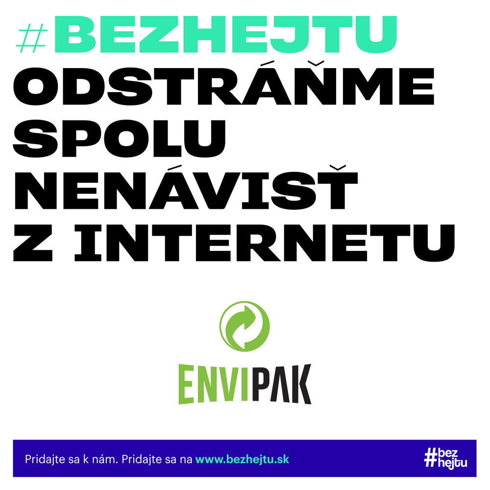OZV ENVI - PAK sa pridala k iniciatíve #bezhejtu